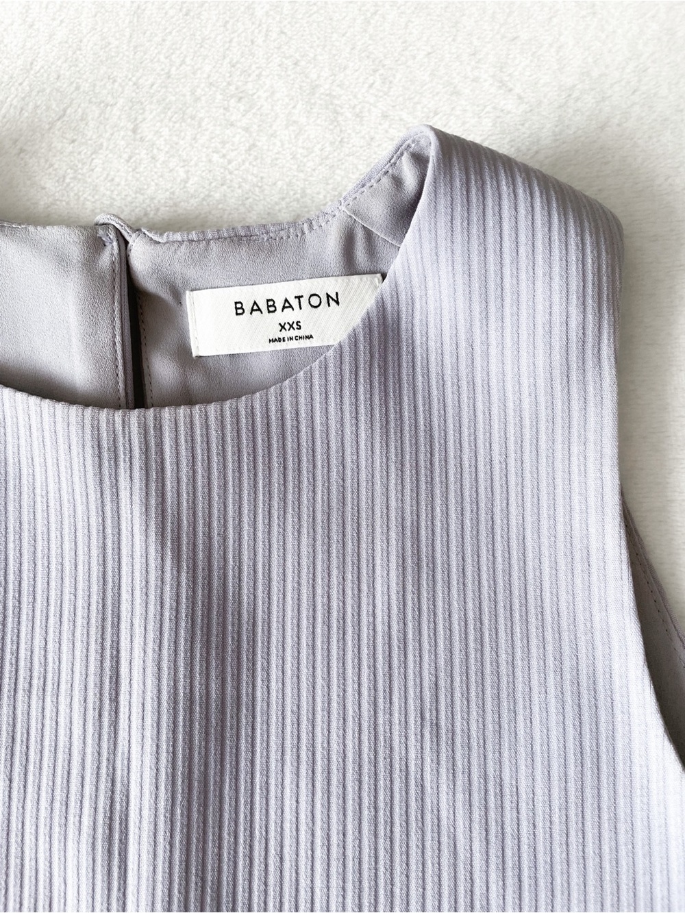 Babaton Lavender Sleeveless Ribbed Shell Top - Picture 4 of 11